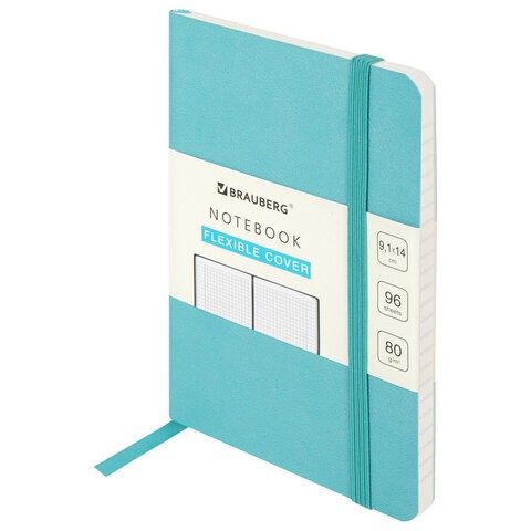 Блокнот А6 Brauberg Ultra 80 г/м2, 96 листов, клетка 113027 цена за 3 шт , 